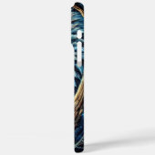 Blauer Mond beleuchtet Adlerschwache Case-Mate iPhone Hülle (Rückseite / Links)