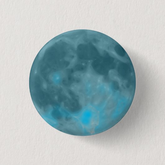 Blauer Mond Button (Vorderseite)