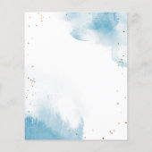 Blauer Mond, der mein Mama Baby Duschspiel ist (Rückseite)