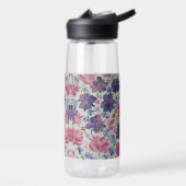 Blauer Mond Floral Wasser Flasche (Links)