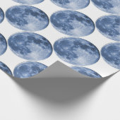 blauer Mond Geschenkpapier (Ecke)