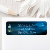 Blauer Mond Glaskeramikstrahlsaiten Rücksendeadres (Insitu)