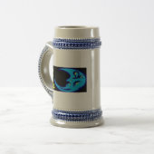 Blauer Mond-große Tasse (Vorderseite Links)