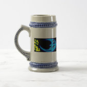 Blauer Mond-große Tasse (Links)