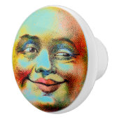 Blauer Mond Keramikknauf (Rechts)