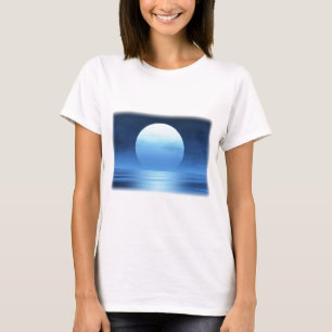 blauer Mond - kundengerecht mit Ihrem Text T-Shirt