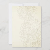 Blauer Mond Kunstwerk Hochzeit Einladungen (Rückseite)