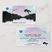 *~* Blauer Mond Leaping Pine Tree Kosmischer Regen Visitenkarte (Vorne/Hinten)