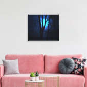 Blauer Mond! Leinwanddruck (Insitu (Wohnzimmer))