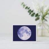 Blauer Mond, Mini-Foto Visitenkarte (Stehend Vorderseite)