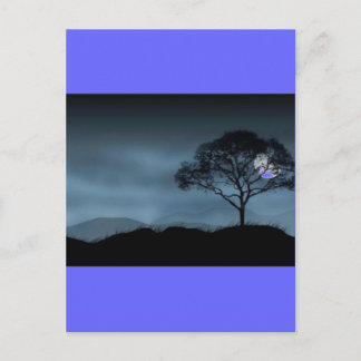 BLAUER MOND POSTKARTE