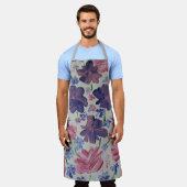 Blauer Mond Rose Schürze (Getragen)