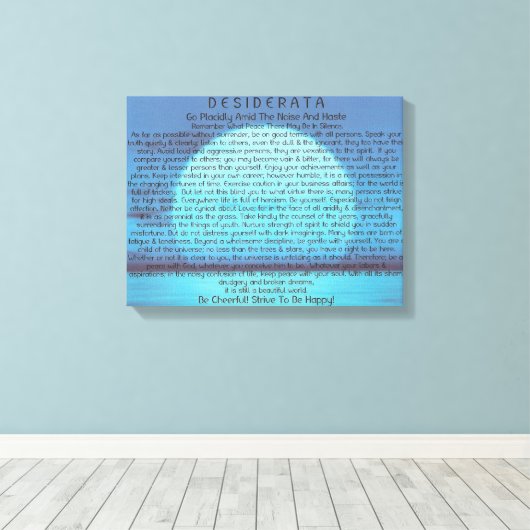 Blauer Mond steigt auf Leinwand (Insitu (Holzboden))