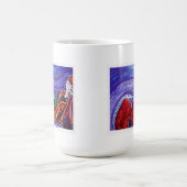 Blauer Mond über Chicago-TASSE Kaffeetasse (Mittel)