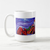 Blauer Mond über Chicago-TASSE Kaffeetasse (Links)