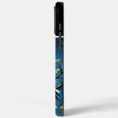 Blauer Mond und Nachtadler Case-Mate iPhone Hülle (Rückseite / Links)