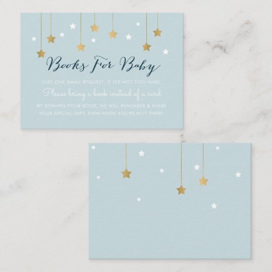 Blauer Mond und Sterne, Einladung einfügen (Vorne/Hinten)