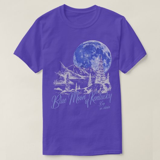 Blauer Mond von Kentucky T-Shirt (Design vorne)
