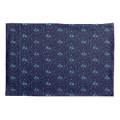 Blauer Mondlicht Hirschpillowcase Kissenbezug (Rückseite)