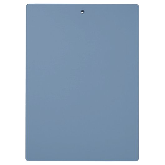 Blauer Monogramm-Name Klemmbrett (Rückseite)