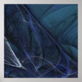 Blauer Monsun Poster (Vorne)