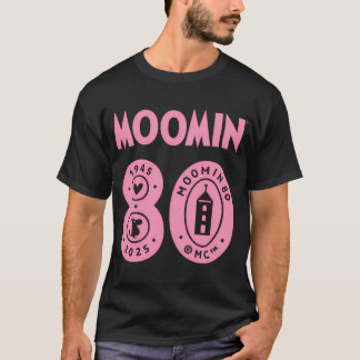 Blauer Moomintroll Winter Spiele Gehen Voran Moomi T-Shirt