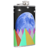 Blauer Moon Hip Flask Flachmann (Rechts)
