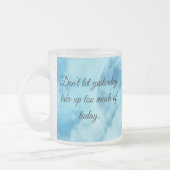 BLAUER MOON MOTIVIEREND QUOTEN KAFFEE TASSE (Links)