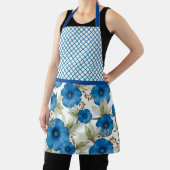 Blauer Morgenglanz, Gitterarbeit Personalisiert Schürze (InSitu)