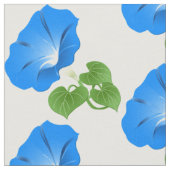 Blauer Morgenglanz Stoff (Nahaufnahme)