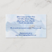 Blauer Morgenruhm und Hummeln Visitenkarte (Vorderseite)