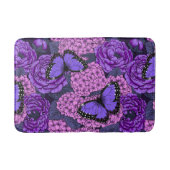 Blauer Morpho-Garten 2 Badematte (Vorderseite)