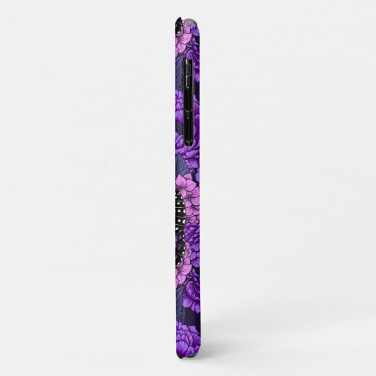 Blauer Morpho-Garten 2 Case-Mate iPhone Hülle (Hinten/Links)