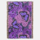 Blauer Morpho-Garten 2 Decke (Vorderseite Vertikal)