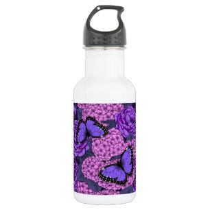 Blauer Morpho-Garten 2 Edelstahlflasche