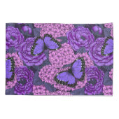 Blauer Morpho-Garten 2 Kissenbezug (Rückseite)