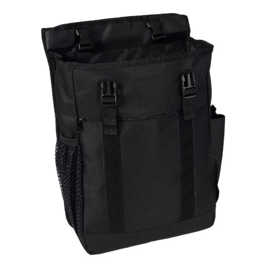 Blauer Morpho-Garten Rucksack (Open Detail)