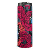 Blauer Morpho-Garten Thermosbecher (Rückseite)