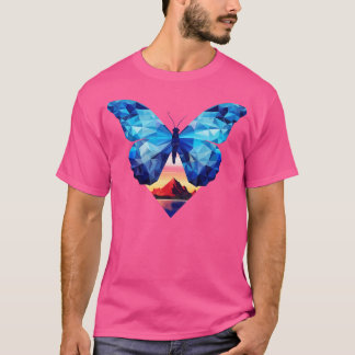 Blauer Morpho Schmetterling 9 T-Shirt