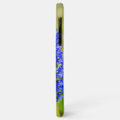 Blauer Morpho-Schmetterling auf einer Sumpforchide Case-Mate iPhone Hülle (Hinten/Links)