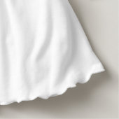 Blauer Morpho-Schmetterling Baby T-shirt (Detail - Saum)