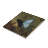 Blauer Morpho Schmetterling durch Martin Johnson Fliese (Seite)