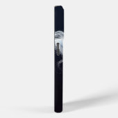 Blauer Morpho-Schmetterling in Lilie Case-Mate iPhone Hülle (Rückseite / Rechts)