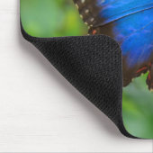 Blauer Morpho Schmetterling Mousepad (Ecke)
