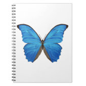 Blauer Morpho Schmetterling Notizblock (Vorderseite)