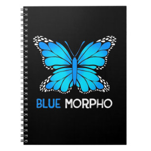 Blauer Morpho Schmetterling Notizblock