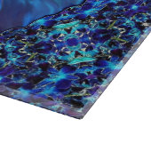 Blauer Morpho-Schmetterling Schneidebrett (Ecke)