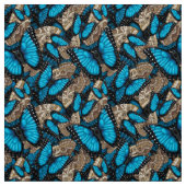 Blauer Morpho Schmetterling Stoff (Muster)