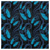 Blauer Morpho Schmetterling Stoff (Muster)