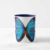 Blauer morpho Schmetterling Tasse (Zentrum)